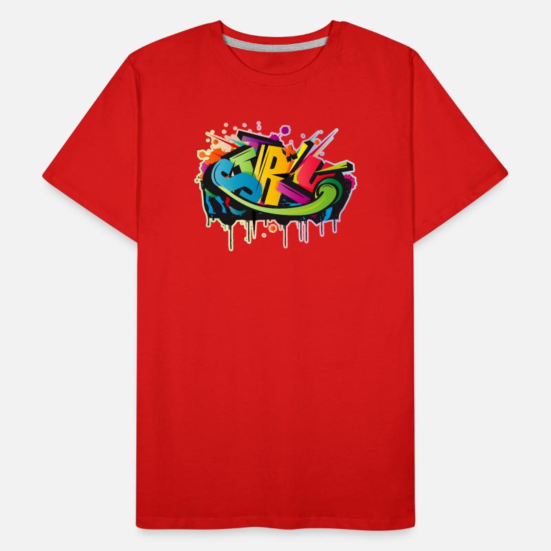 graffiti d’art urbain coloré cool comme STYLE-WRITING T-shirt bio Premium Homme