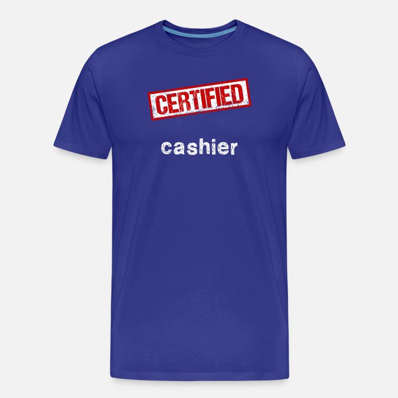 Kassierer - Männer Premium Bio T-Shirt - Königsblau