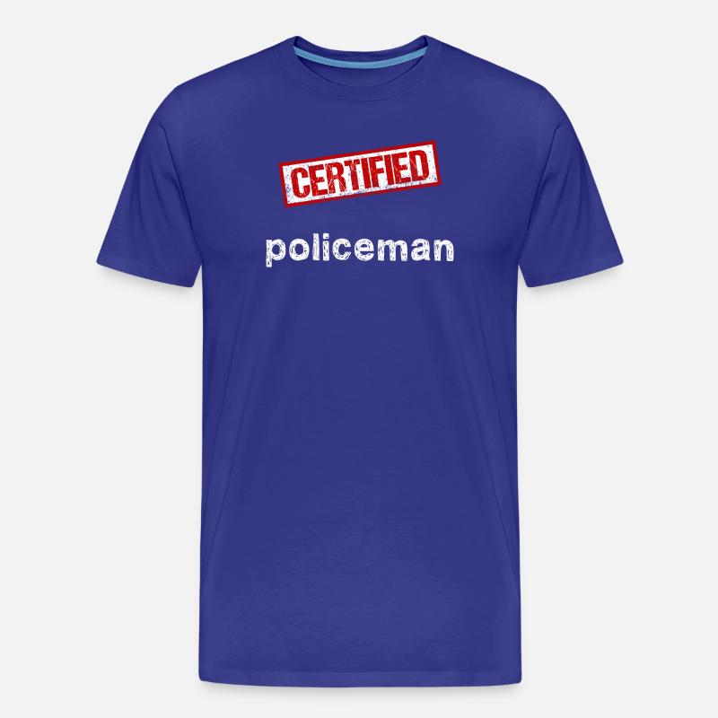 Polizist - Männer Premium Bio T-Shirt - Königsblau