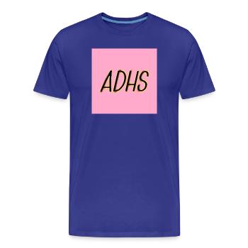 ADHS Psychologie - Männer Premium Bio T-Shirt - Königsblau - Vorne - Damien (186cm)