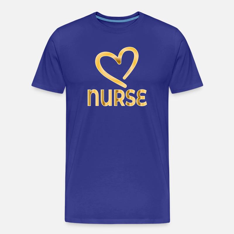 DANKE KRANKENSCHWESTER - Wertschätzung - Männer Premium Bio T-Shirt - Königsblau