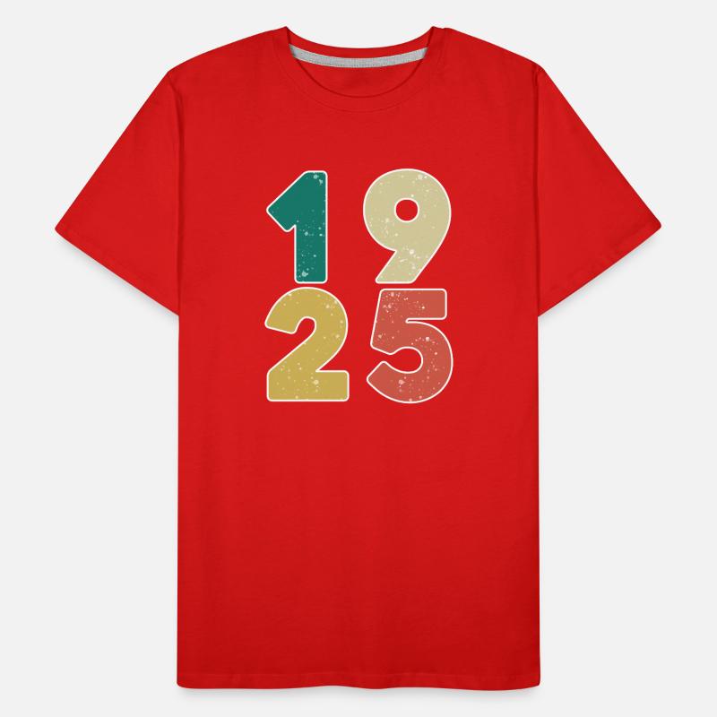 1925 - Né en 1925 - Construit en 1925 T-shirt bio Premium Homme