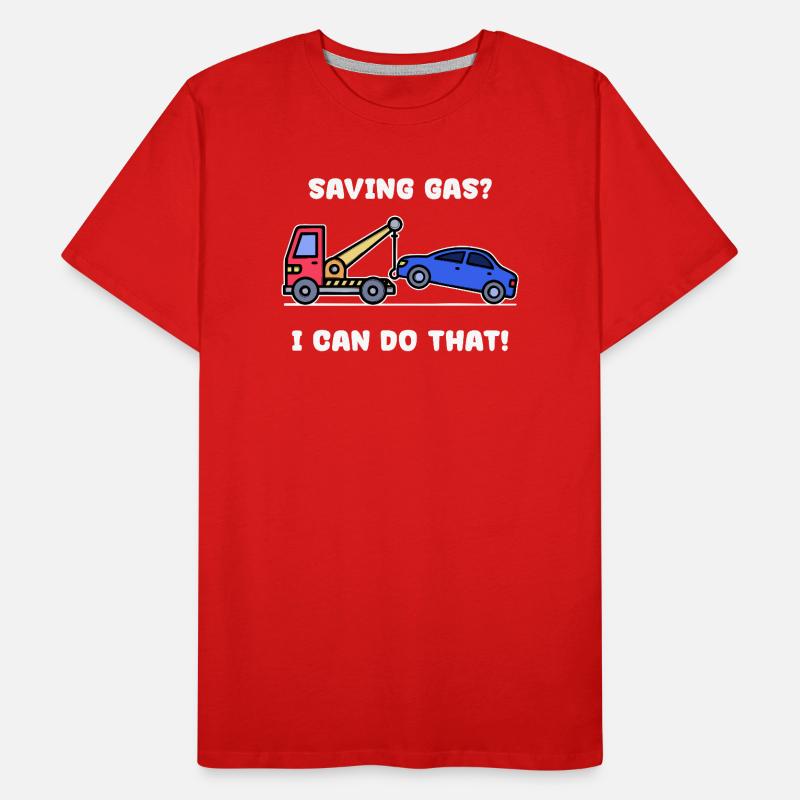 Car Statement Refueling Energy Storage Electricity Men's Premium Organic T-Shirt