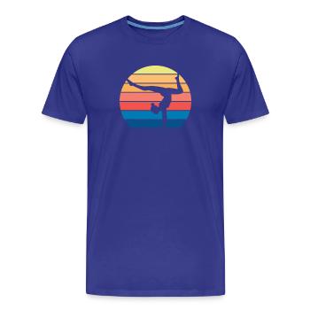 Gymnaste Gymnastique Club de gymnastique Gymnastique Gymnastique - T-shirt bio Premium Homme - bleu roi - Devant - Damien (186cm)