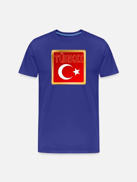 Türkei - Männer Premium Bio T-Shirt - Königsblau