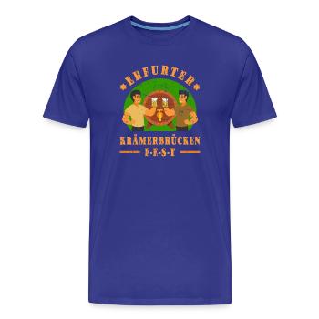 Krämerbrückenfest Erfurt - Männer Premium Bio T-Shirt - Königsblau - Vorne - Damien (186cm)