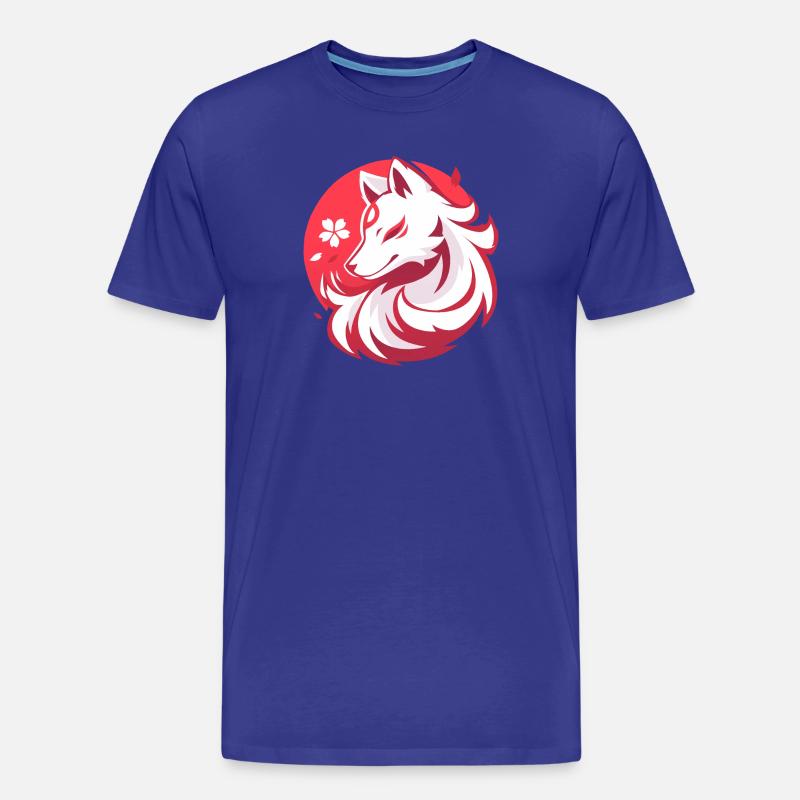 Weißfuchs nach asiatischer Art - Männer Premium Bio T-Shirt - Königsblau