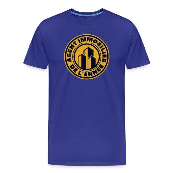 Real Estate Agent of the Year - Men's Premium Organic T-Shirt - royal blue - Front - Damien (186cm)