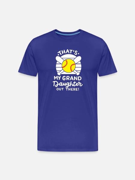Softball Oma Opa - Männer Premium Bio T-Shirt - Königsblau