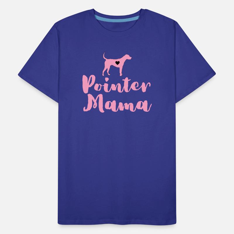 Allemand Pointer Maman Pointer Mama T-shirt bio Premium Homme