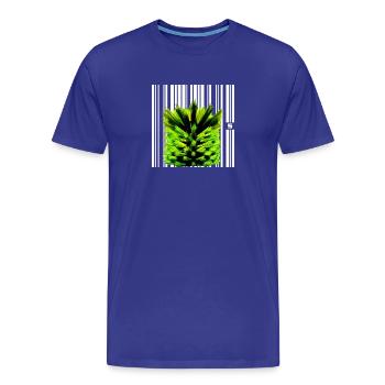 SPOT - KULT - T-shirt bio Premium Homme - bleu roi - Devant - Damien (186cm)