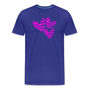 VALENTINSTAG. Junggesellinnenabschied. ICH LIEBE DICH. ICH LIEBE DICH. LIEBE - Männer Premium Bio T-Shirt - Königsblau - Vorne - Damien (186cm)