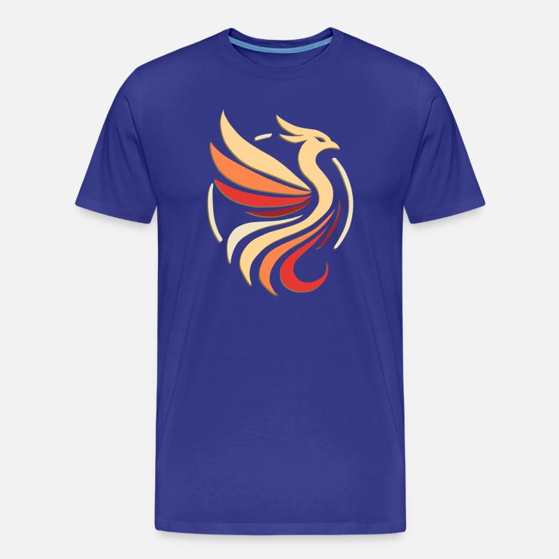 Phönix - Männer Premium Bio T-Shirt - Königsblau