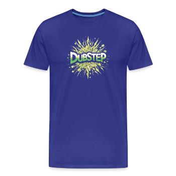 dubstep explosion - T-shirt bio Premium Homme - bleu roi - Devant - Damien (186cm)