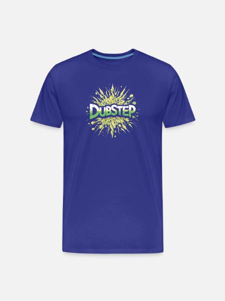 Dubstep Explosion - Men's Premium Organic T-Shirt - royal blue
