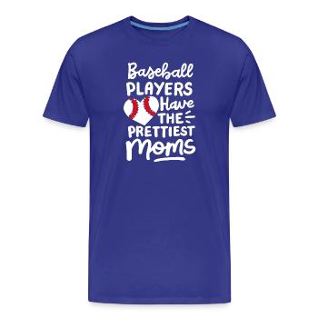 Baseball Baseball-Spieler - Männer Premium Bio T-Shirt - Königsblau - Vorne - Damien (186cm)