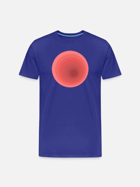 Abstract gradient design - Men's Premium Organic T-Shirt - royal blue
