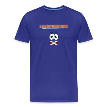 Montagsphobismus - Männer Premium Bio T-Shirt - Königsblau - Vorne - Damien (186cm)