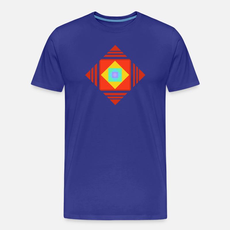  Farbenspiele und Muster - Männer Premium Bio T-Shirt - Königsblau