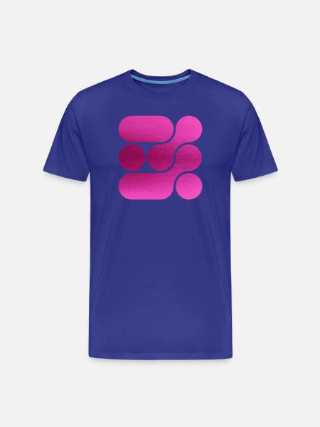 OCHOOO - PINK - Men's Premium Organic T-Shirt - royal blue