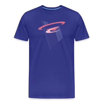 Floating of modernity - Men's Premium Organic T-Shirt - royal blue - Front - Damien (186cm)