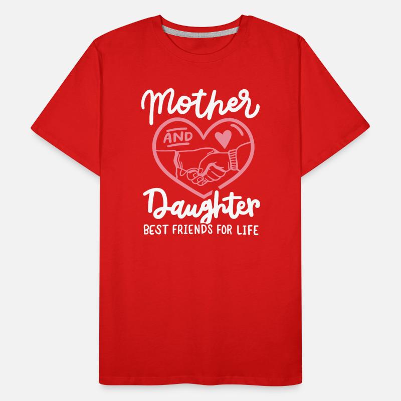 Mutter Tochter Muttertag Männer Premium Bio T-Shirt