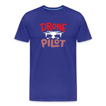 Drohnenpilot Drohne - Männer Premium Bio T-Shirt - Königsblau - Vorne - Damien (186cm)