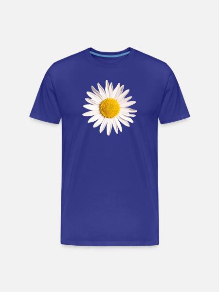 Gänseblümchen - Männer Premium Bio T-Shirt - Königsblau