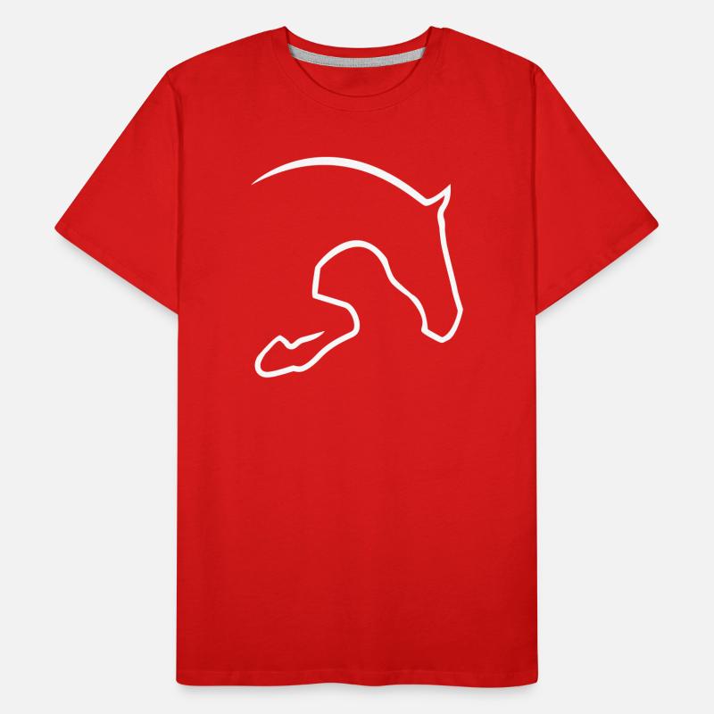 Springpferd Männer Premium Bio T-Shirt