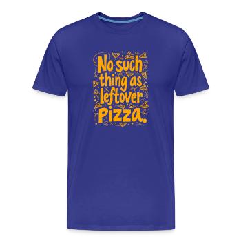 PAS DE RESTES DE PIZZA - T-shirt bio Premium Homme - bleu roi - Devant - Damien (186cm)