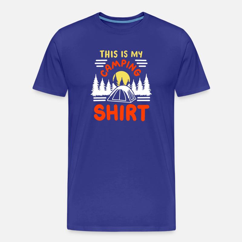 Camping Camper - Männer Premium Bio T-Shirt - Königsblau