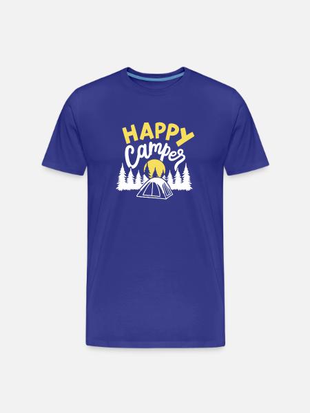 Camping Camper - Männer Premium Bio T-Shirt - Königsblau