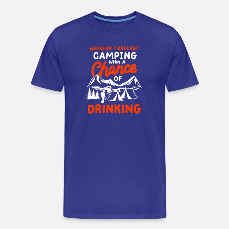 Camping Camper - Männer Premium Bio T-Shirt - Königsblau