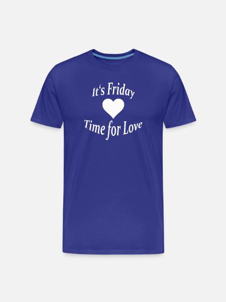 IT'S FRIDAY - Men's Premium Organic T-Shirt - royal blue