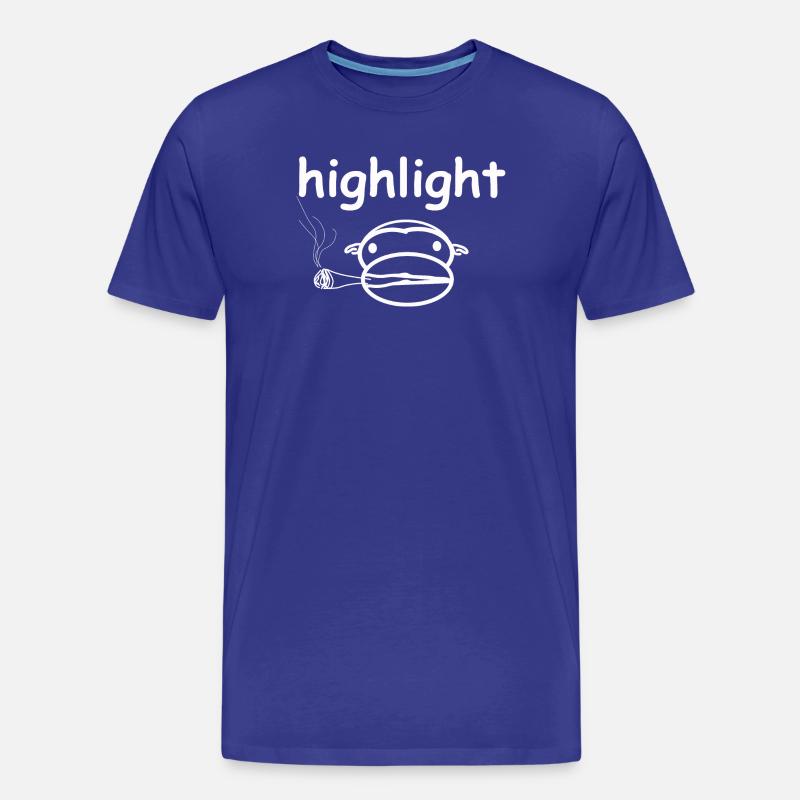 HIGHLIGHT - Männer Premium Bio T-Shirt - Königsblau