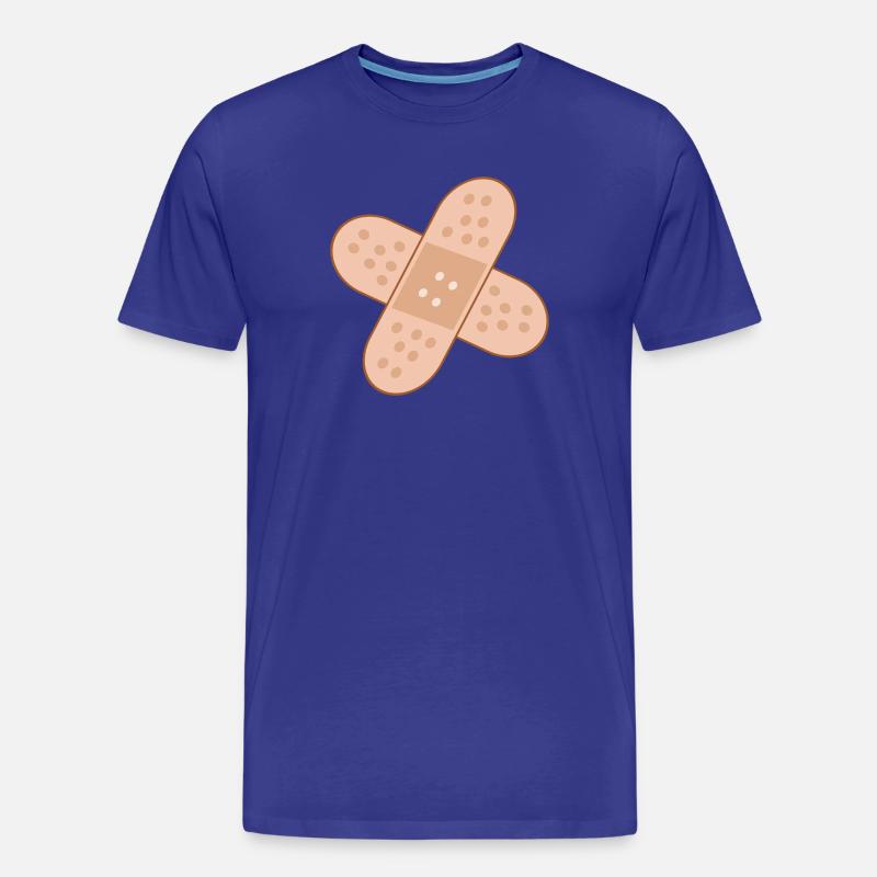PFLASTER VERBAND - GUTE BESSERUNG - Männer Premium Bio T-Shirt - Königsblau