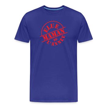 Elue Maman de l'année - T-shirt bio Premium Homme - bleu roi - Devant - Damien (186cm)
