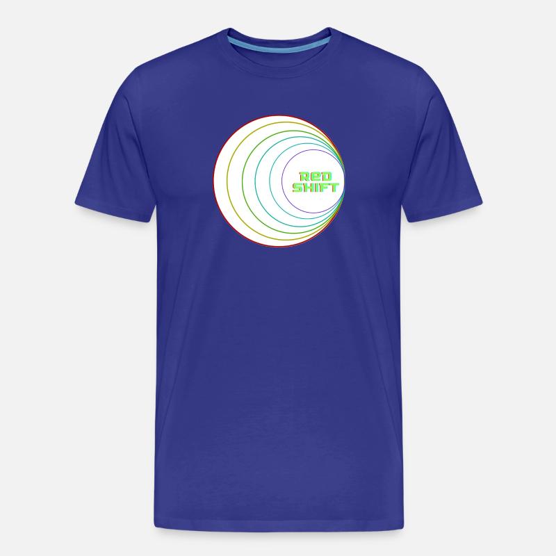 Rote Verschiebung - Männer Premium Bio T-Shirt - Königsblau