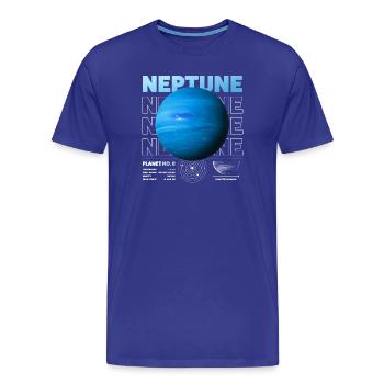 Détails de Neptune - T-shirt bio Premium Homme - bleu roi - Devant - Damien (186cm)