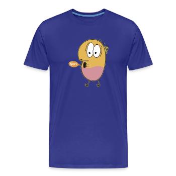 Dodo says nope - Männer Premium Bio T-Shirt - Königsblau - Vorne - Damien (186cm)