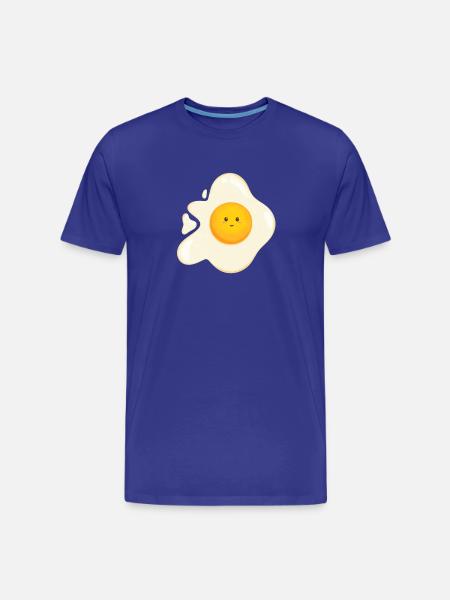 Sweet fried egg - Men's Premium Organic T-Shirt - royal blue