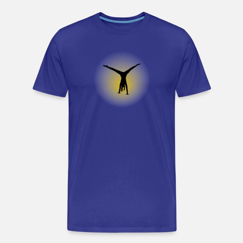 Silhouette 4 - Männer Premium Bio T-Shirt - Königsblau