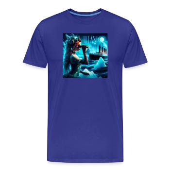 Titanic-Poster - Männer Premium Bio T-Shirt - Königsblau - Vorne - Damien (186cm)