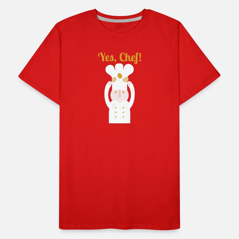 Ja, Chefkoch! l Text Männer Premium Bio T-Shirt