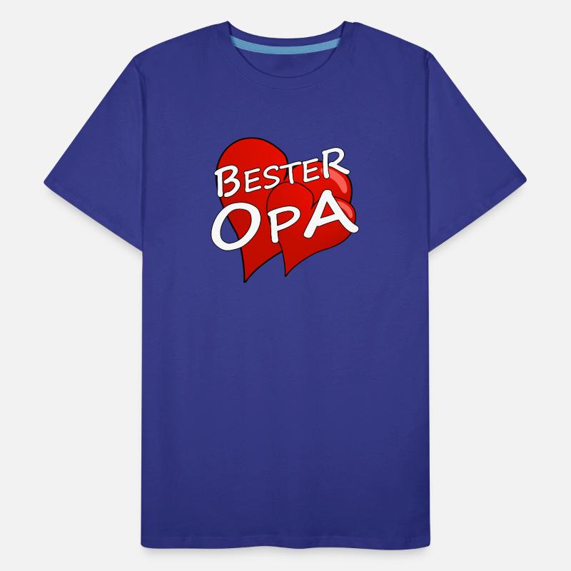 BESTER OPA Männer Premium Bio T-Shirt