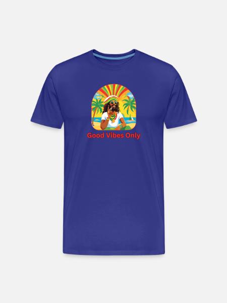 – Rasta-Man Jamaica Summer Sun - Men's Premium Organic T-Shirt - royal blue