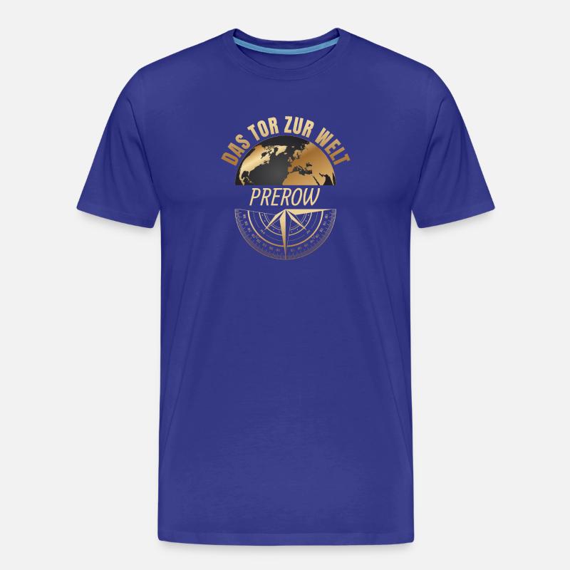 Das Tor zur Welt - Prerow - Männer Premium Bio T-Shirt - Königsblau