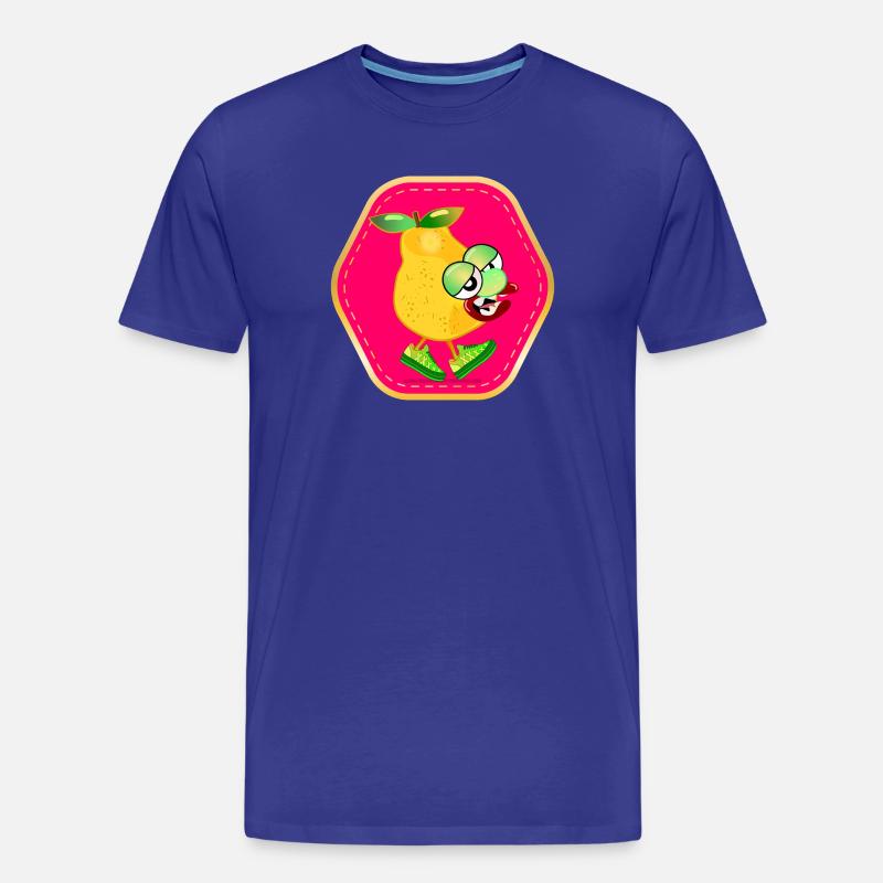 HOBBY JOGGING COURSE POIRE - T-shirt bio Premium Homme - bleu roi