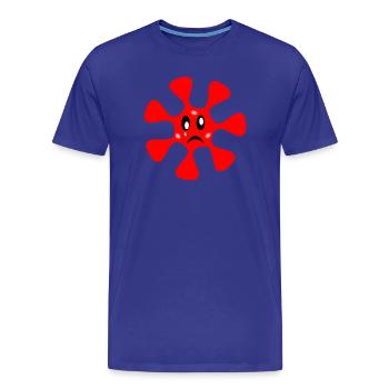anniversaire. anniversaire décennie. humour. drôle - T-shirt bio Premium Homme - bleu roi - Devant - Damien (186cm)