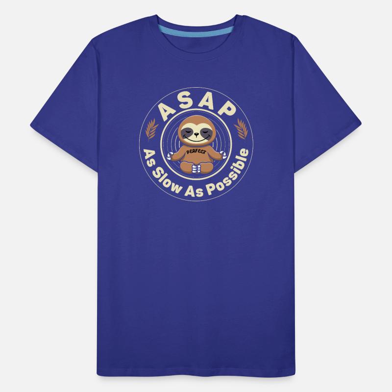 So langsam wie möglich Männer Premium Bio T-Shirt